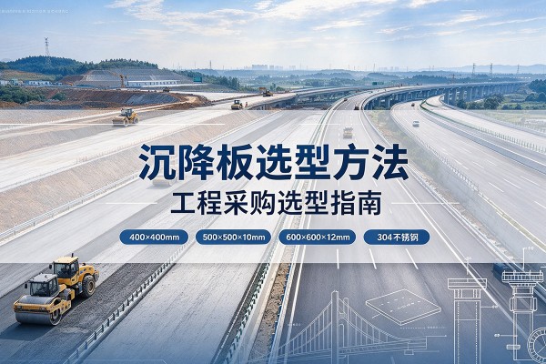 新市沉降板选择方法