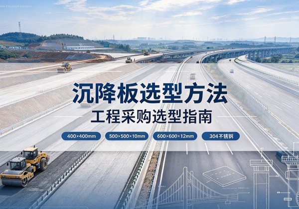 新市沉降板选择方法